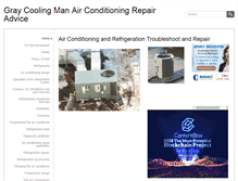 Tablet Screenshot of graycoolingman.com